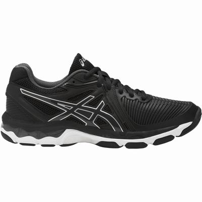 Asics Gel-Netburner Ballistic - Naisten Lentopallokengät - Mustat/TummanHarmaat